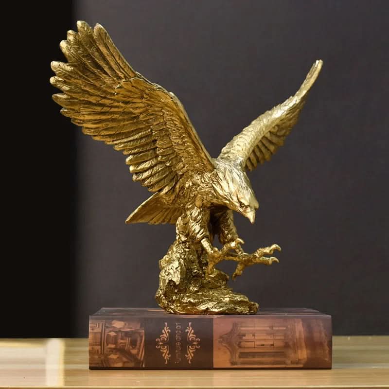 BowLift | Golden Eagle Statue – Luxury Decor