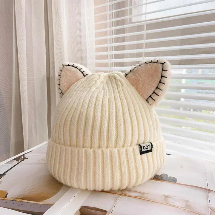 BowLift | Kattenoor Winter Hat CosyCharm – Soft knitted hat for women with playful appearance
