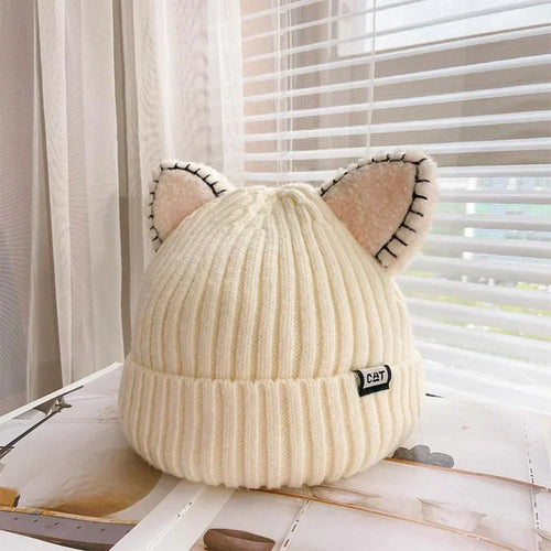 BowLift | Kattenoor Winter Hat CosyCharm – Soft knitted hat for women with playful appearance