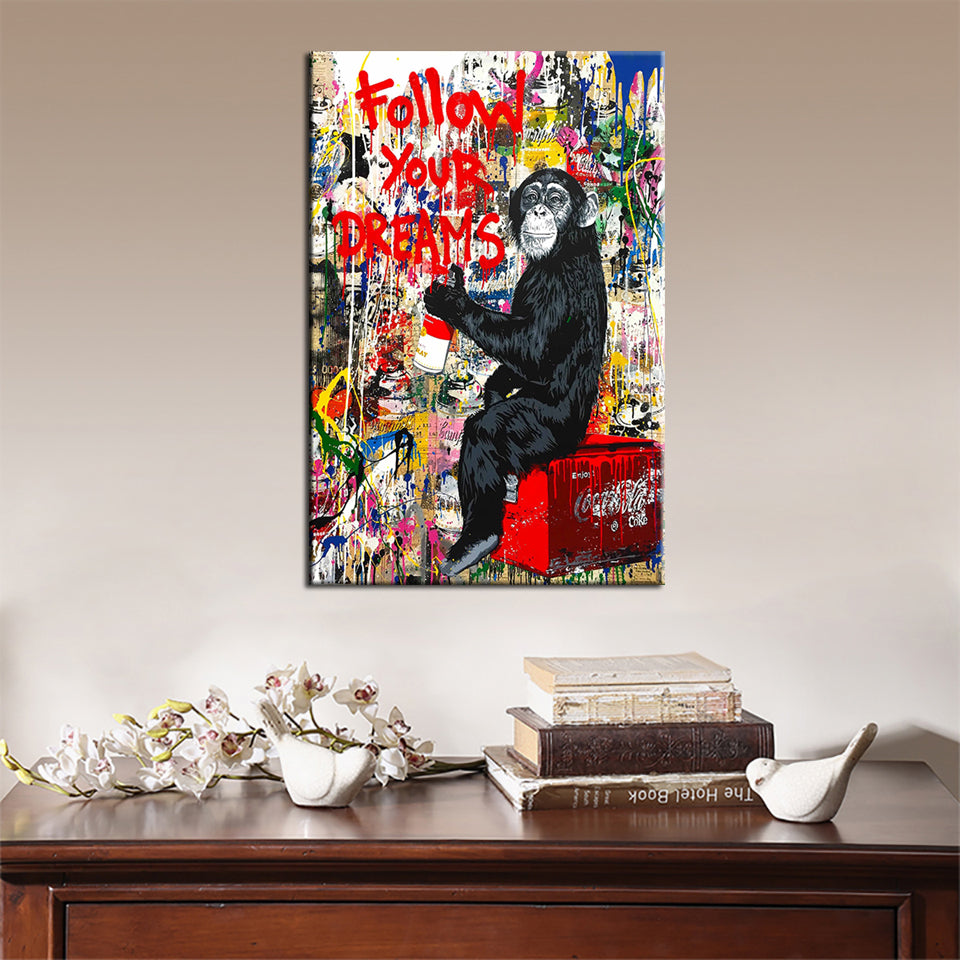 Follow Your Dreams - Canvas Wall Art Painting | Bowlift