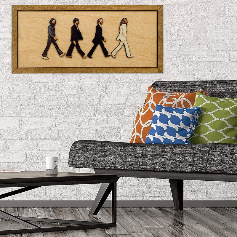 BowLift | The Beatles framed Abbey Road portrait