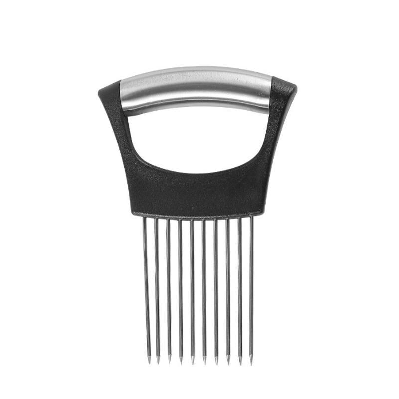Stainless Steel Onion Cutter Holder, Food Slicers Assistant Tomato Slicer Holder | Bowlift