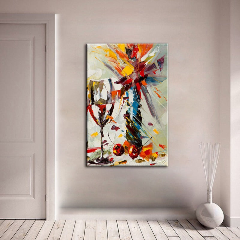 Abstract Summer - Canvas Wall Art Painting | Bowlift