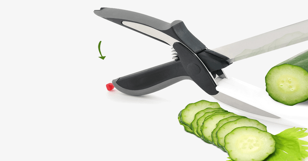 BowLift | 2 in 1 Stainless Steel Food Chopper with Comfort Grip - Chopping Made Smart