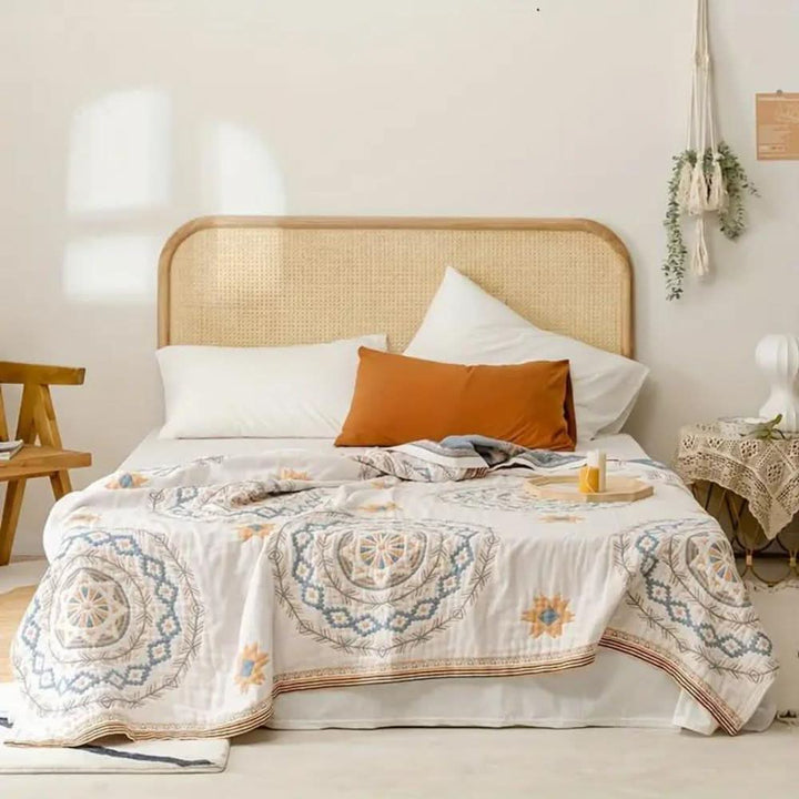 BowLift | CESS - Cotton blanket with Boho mandala