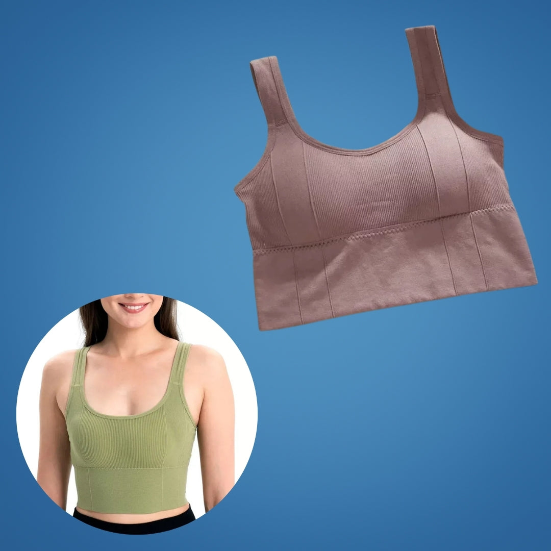 Cooling Quick-Dry Fabric – Medium Support Fit – Gym & Yoga Workout Bowlift
