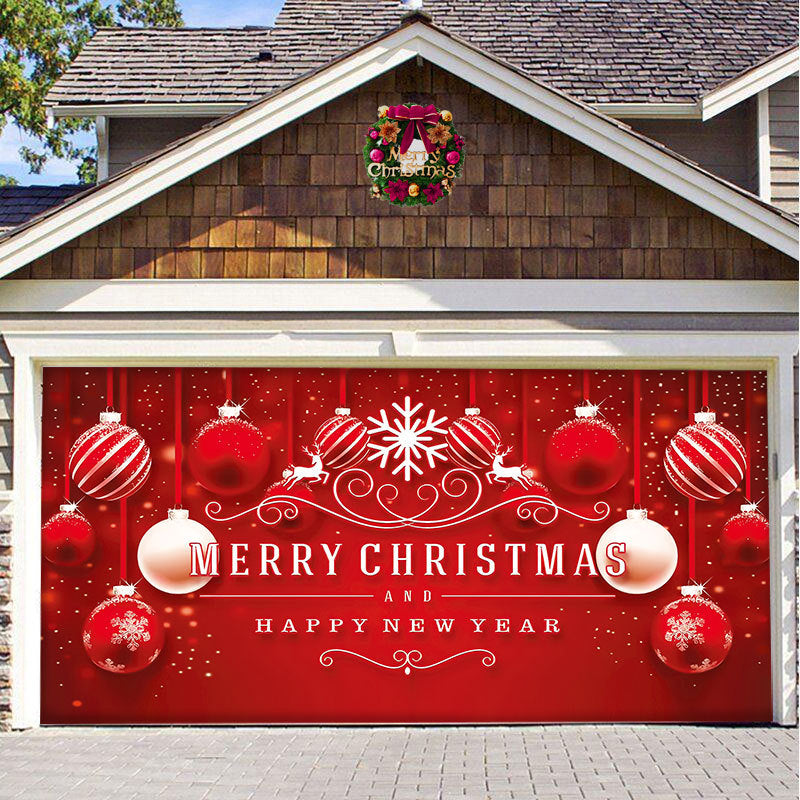 BowLift | Snow Garage Door Banner Ornament