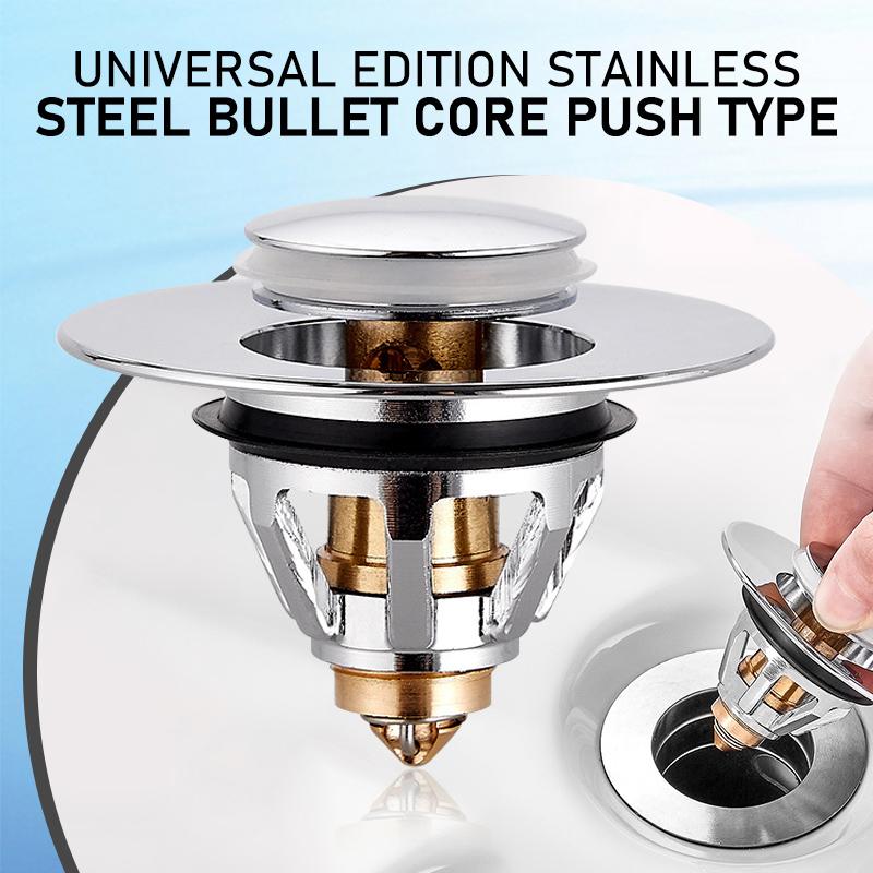 BowLift | Universal Stainless Steel Pop-up Drain Filter