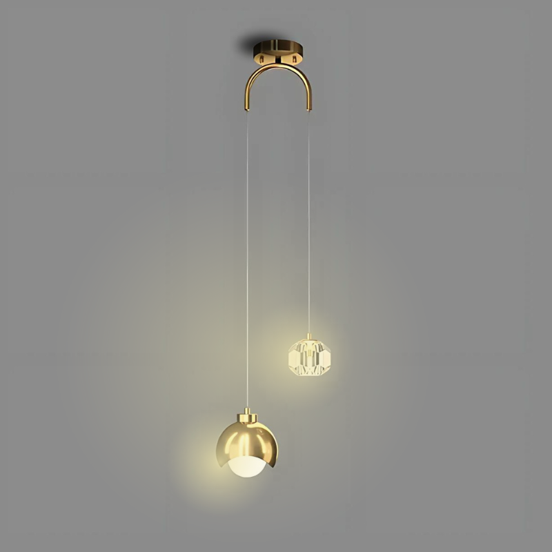 BowLift | Modern LED Pendant Light for Stylish Ambiance in Bedroom and Dining Room