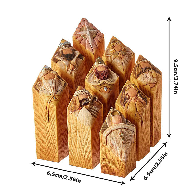 BowLift | Heaven Nativity Tree Pillar Statues