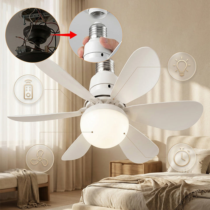Modern Low Profile Ceiling Fan Light | Bowlift