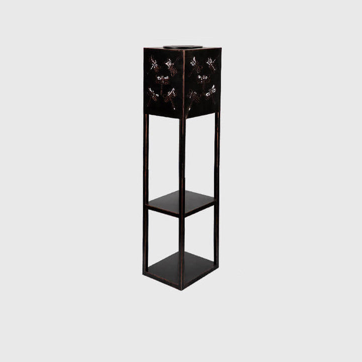 Solar Butterfly Light Shadow Square Shelf Planter Light Garden Decorative Outdoor Waterproof Patio Outdoor Light | Bowlift