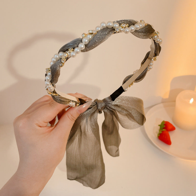 BowLift | Retro Long Ribbon Headband