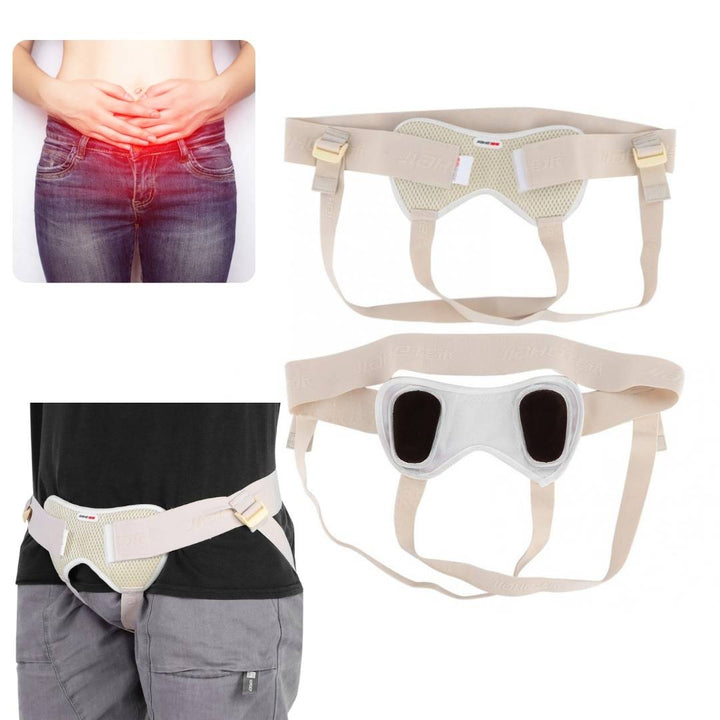 ReliefGuard Adjustable Inguinal Hernia Support Belt | Comfortable Breathable Inguinal Hernia Brace for Men - Improves Mobility Bowlift