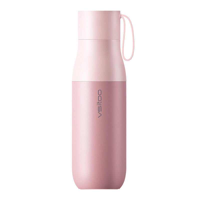 BowLift | 450ml Smart Water Bottle, with 24-hour Insulation, Temperature Display, Water Quality Detection and Magnetic Charging, for Home, Office, Sports & Travel