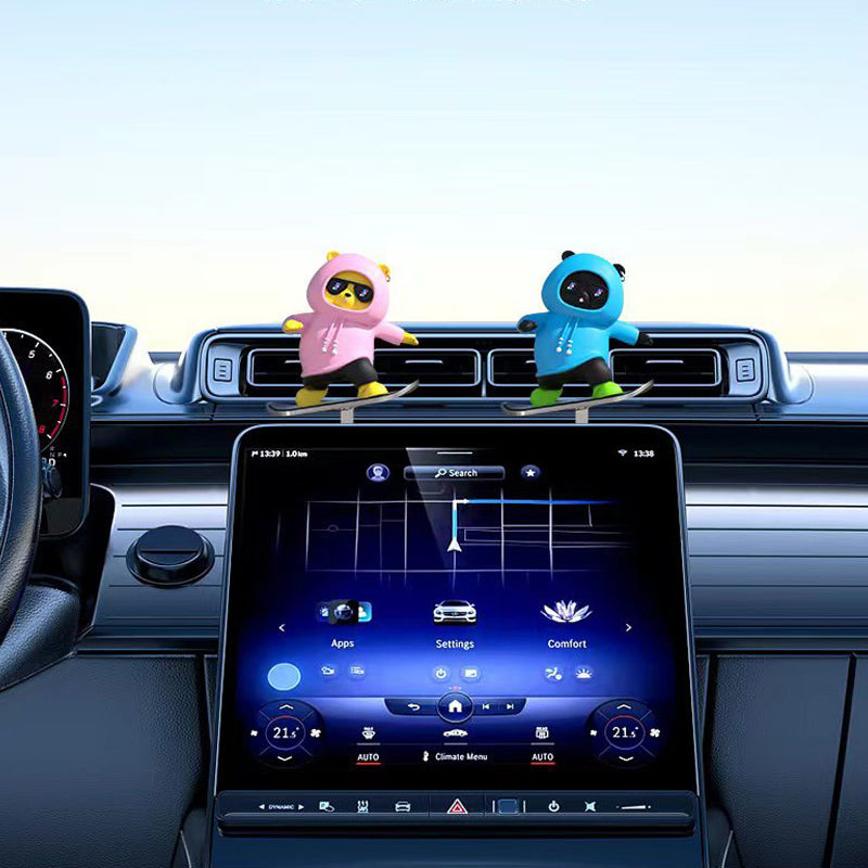 BowLift | Skateboarding Bears Car Decoration