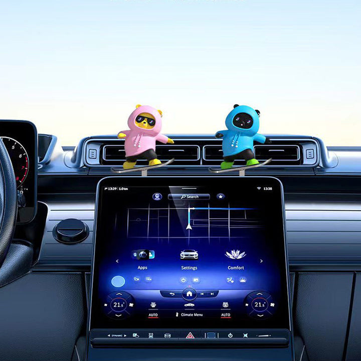 BowLift | Skateboarding Bears Car Decoration