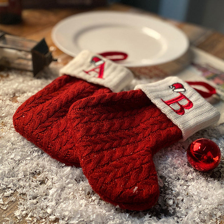 BowLift | Christmas Letter Knit Stocking