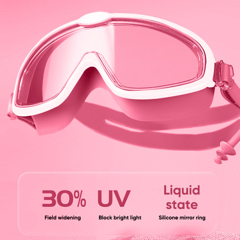 BowLift | HD large frame waterproof and anti-fog swim goggles
