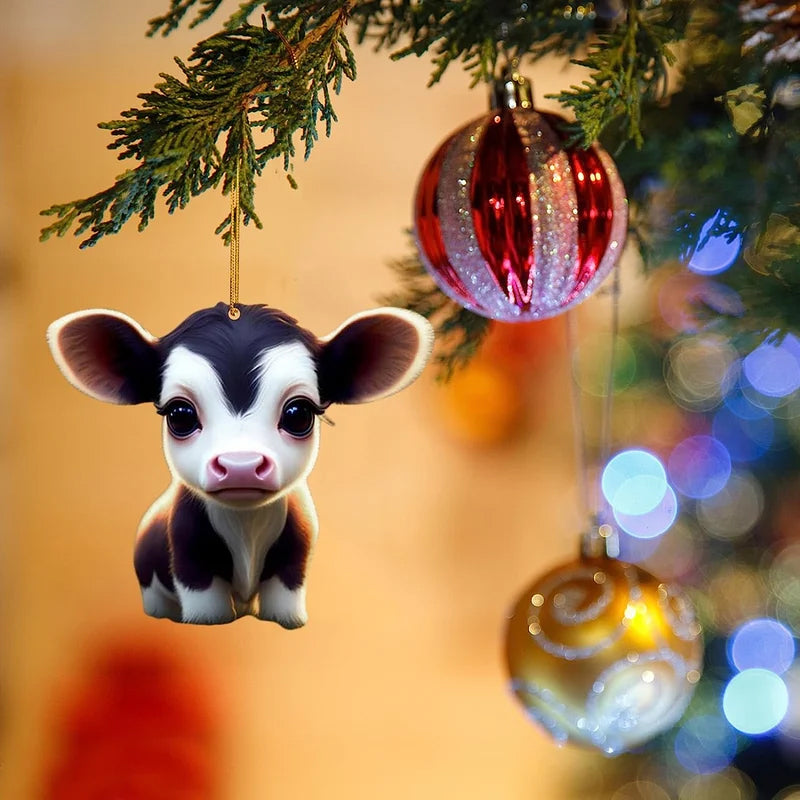 BowLift | Cartoon Cow Decorative Ornament