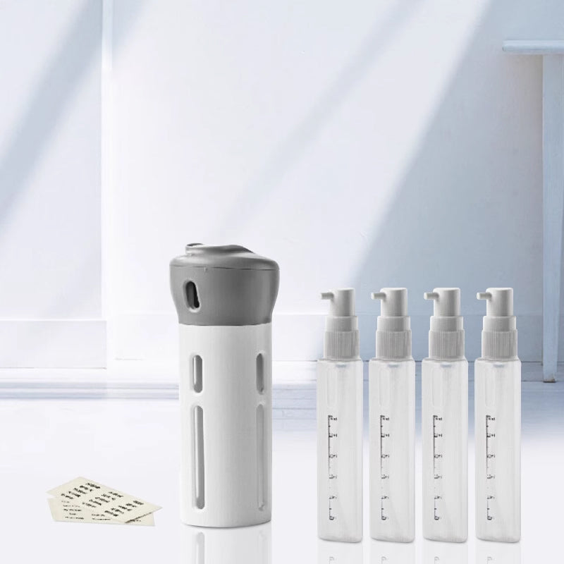 4-in-1 bottle with portable skin care dispenser | Bowlift