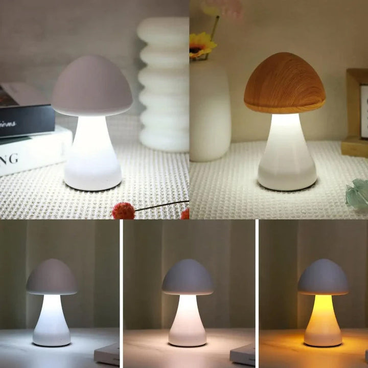 BowLift | LED rechargeable touch mushroom desk lamp