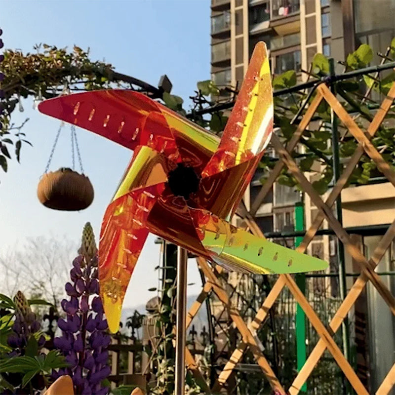 BowLift | Waterproof Solar Garden Windmill Light