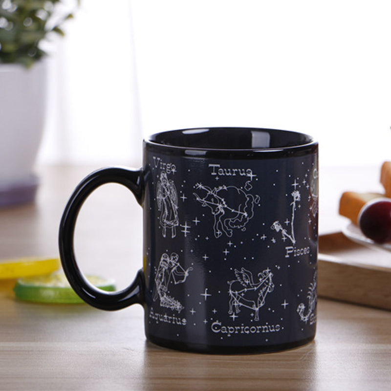 Heat-sensitive temperature-change Starry Mug | Bowlift
