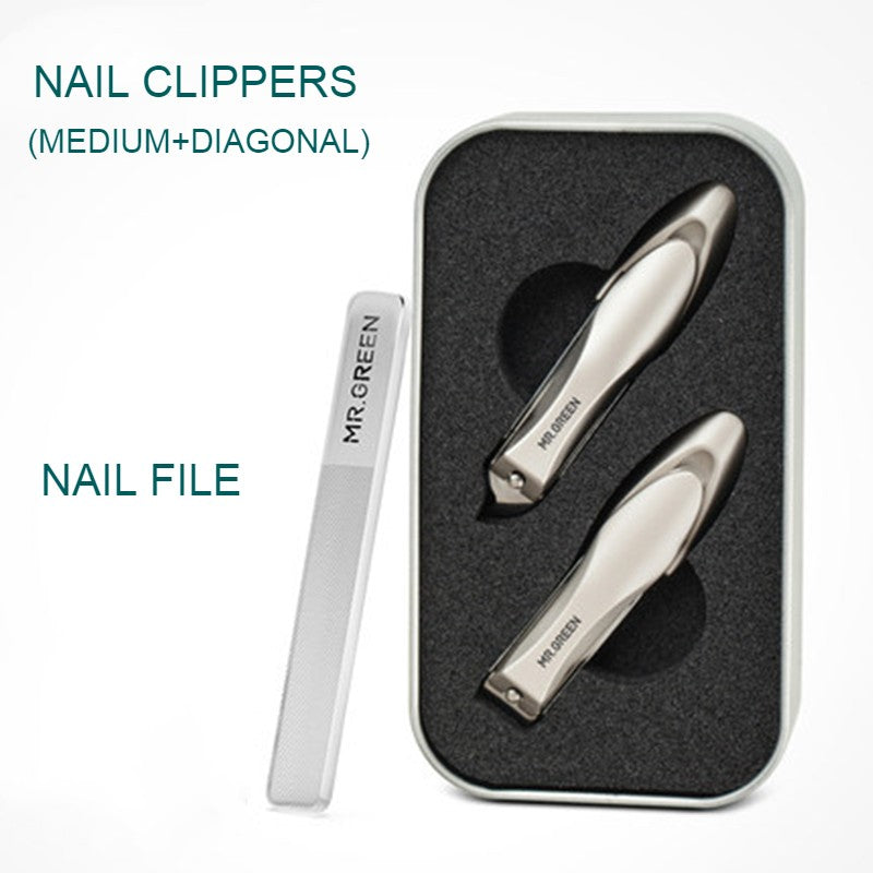 BowLift | Nail Clipper Set, with 2 Nail Clippers & 1 Nail FileÔºåfor Both Your Fingers & Toes