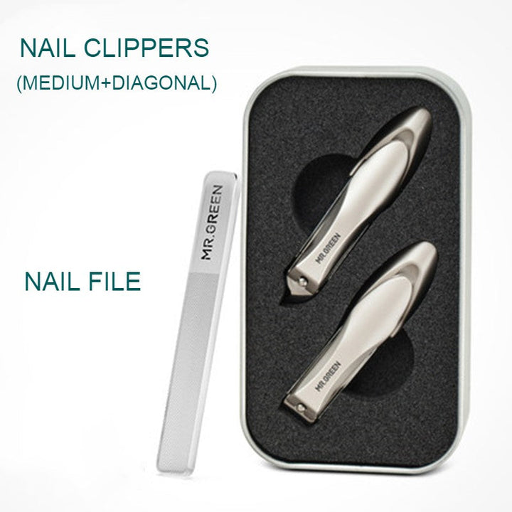 BowLift | Nail Clipper Set, with 2 Nail Clippers & 1 Nail FileÔºåfor Both Your Fingers & Toes