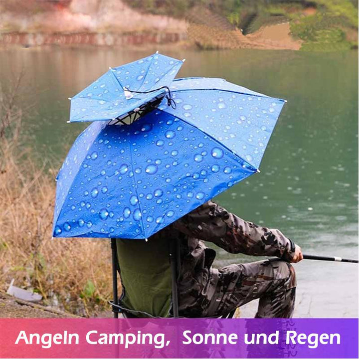 BowLift | Rain umbrella hat for fishing and gardening