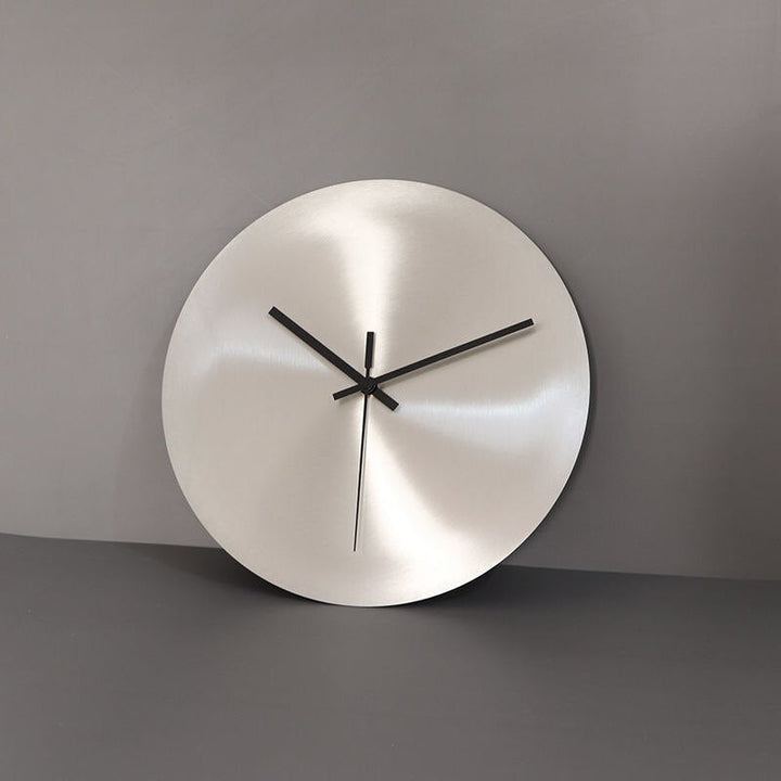TijdStaal Wall Clock – Modern Stainless Steel Clock with Slim Design and Large Numbers | Bowlift