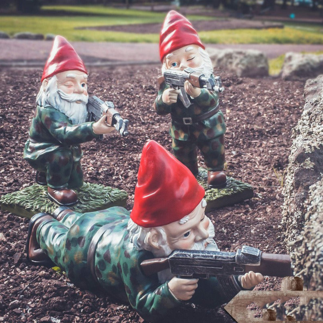 BowLift | Military Garden Gnome