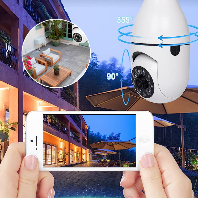 BowLift | Wireless WiFi Surveillance Camera with Bulb