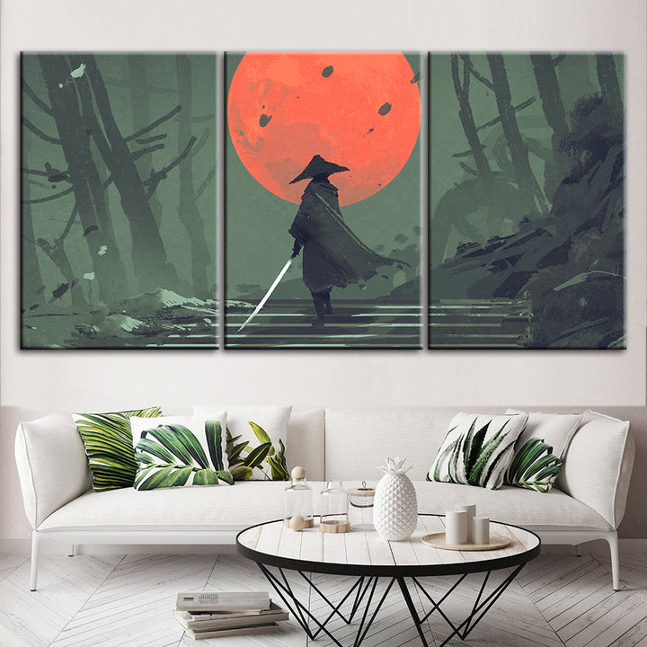 Warrior of Japan - Canvas Wall Art Painting | Bowlift