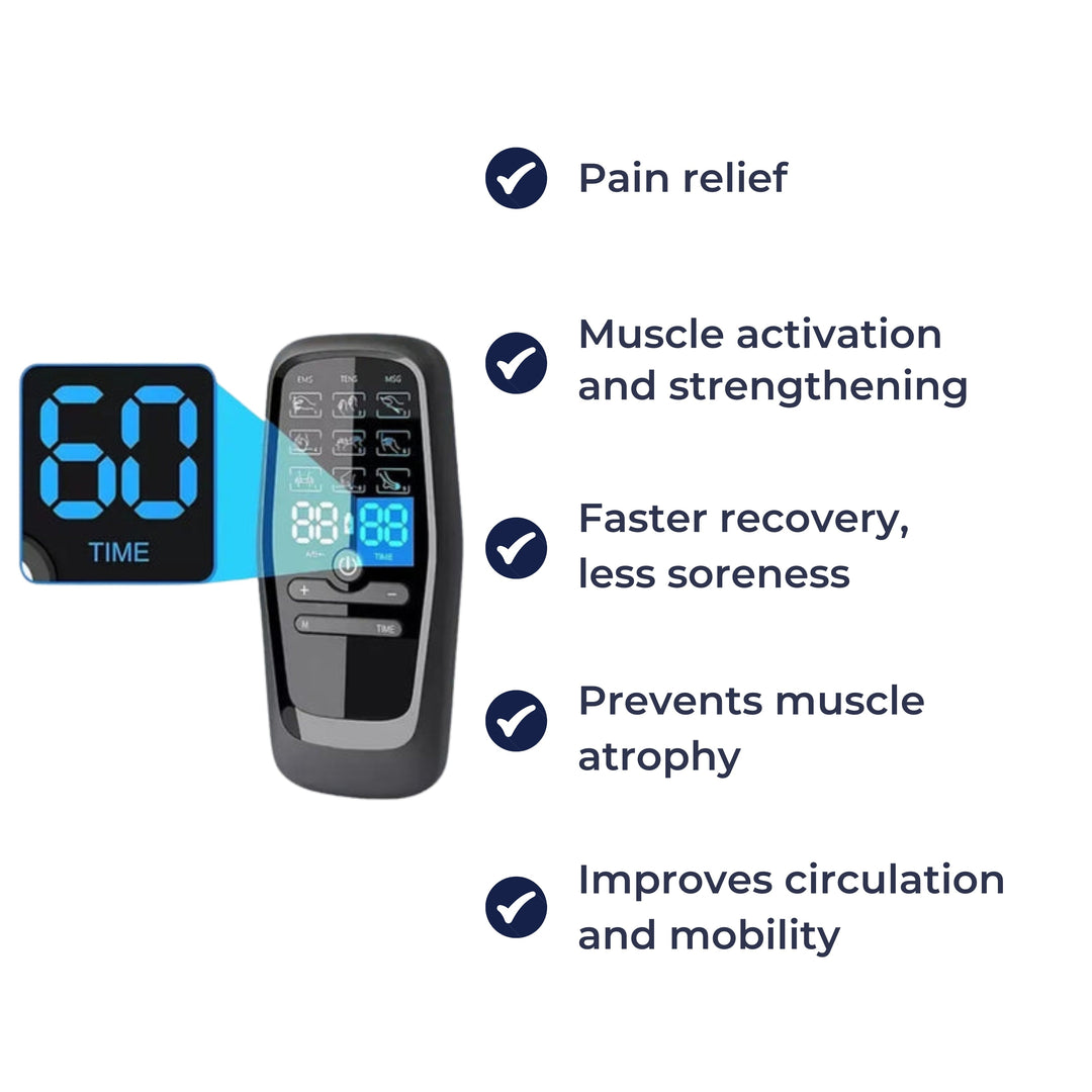 Intense Pain Relief – USB-Powered 10 Pads – Back & Shoulder Discomfort Bowlift