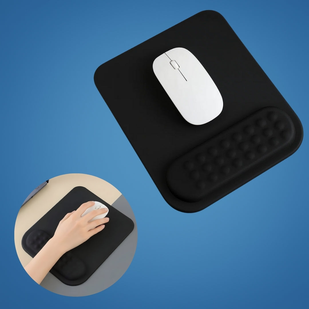 Wrist Support – Silicone Cushioned Anti‑Slip – Relieves Strain – For Long Hours at Office or Gaming Bowlift