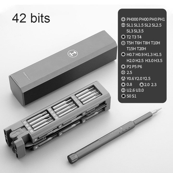 BowLift | Multi-Function Portable Precision Screwdriver Set with Various Interchangeable Bits, for Building, Deconstructing, and Quick Repairs