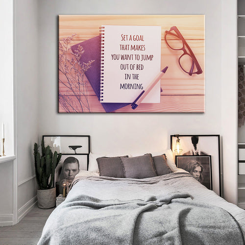 Set A Goal - Canvas Wall Art Painting | Bowlift