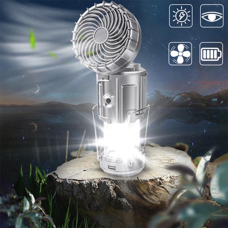 Outdoor LED Camping Light with Fan | Bowlift