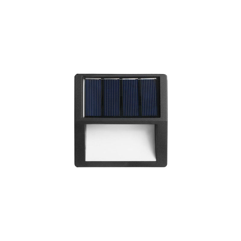 Outdoor Solar Round Square LED Waterproof Patio Step Light | Bowlift