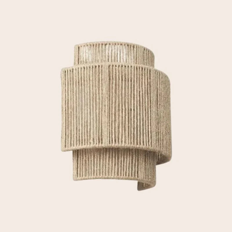 BowLift | Modern Braided Rattan Wall Lamp