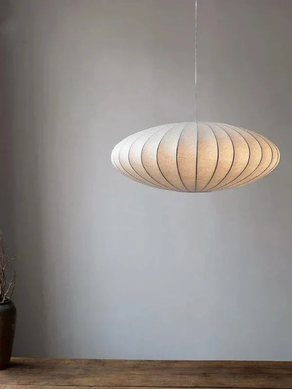BowLift | SilkCrown - Silk Pendant Lamp with Crystals