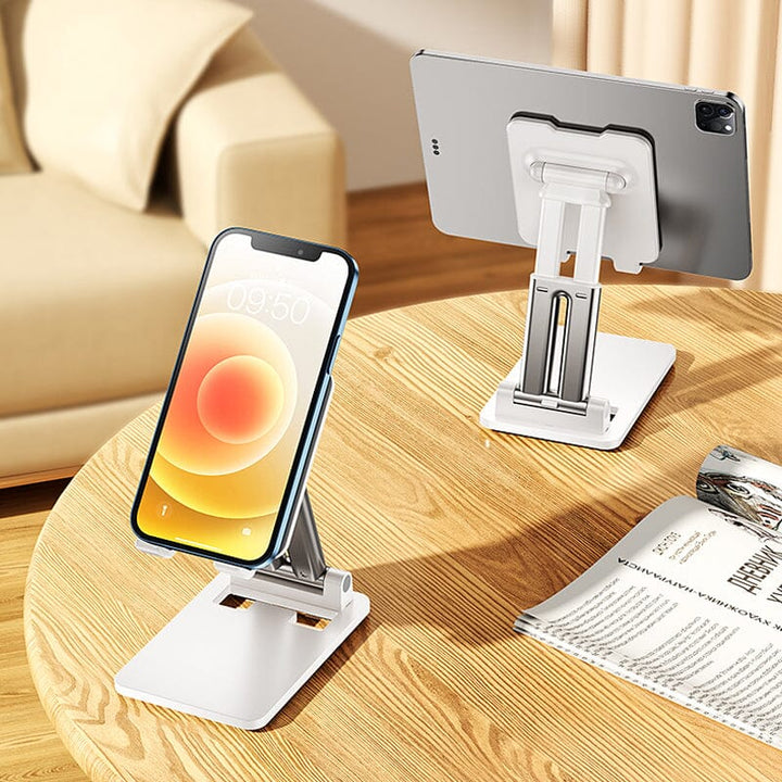 BowLift | Foldable or white pole phone desk holder