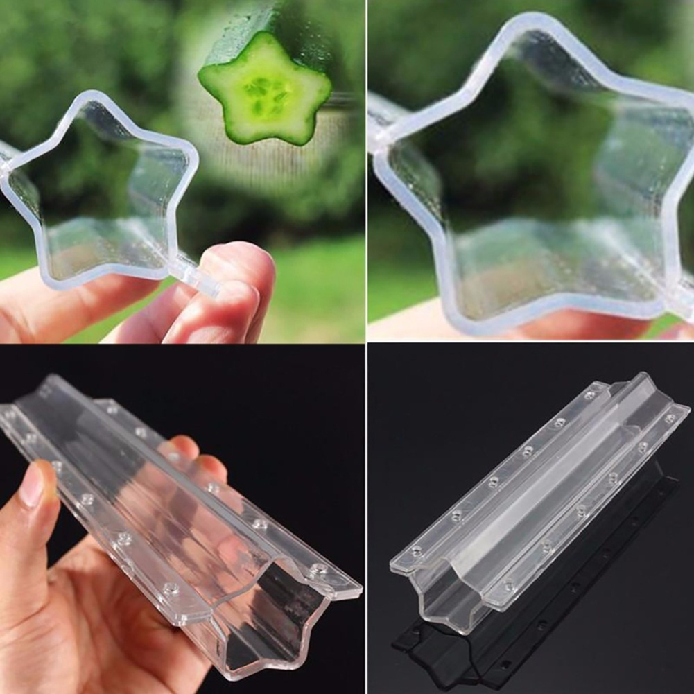 BowLift | Star shape vegetable mold for cucumbers – Creative mold rail for fruits and vegetables