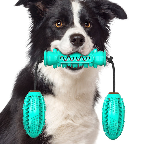 Dog Serrated Chew Toy / Dumbbell Style B / For Dogs