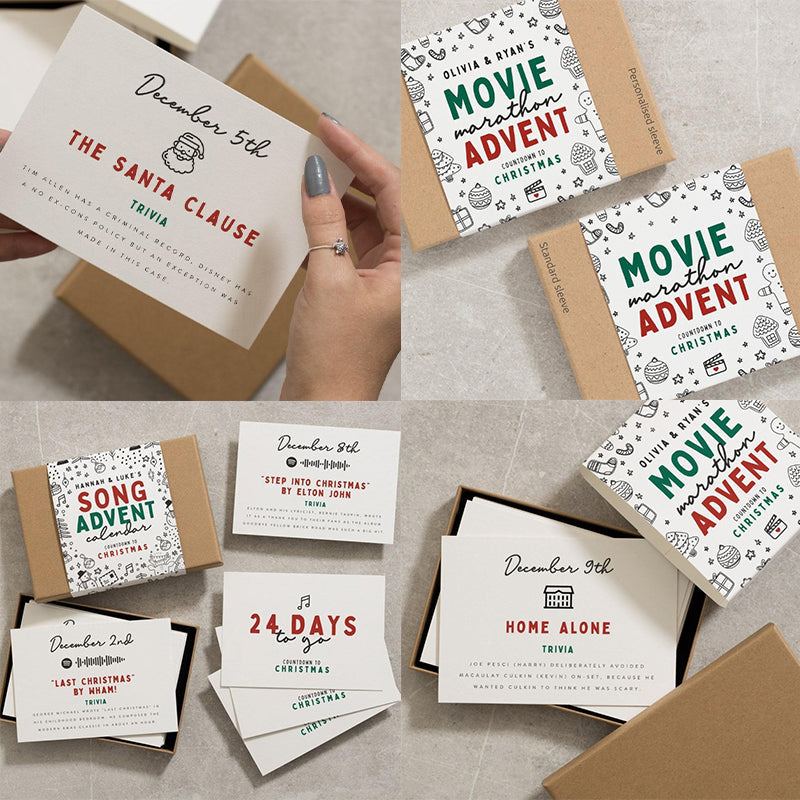 BowLift | Movie/Film Trivia Christmas Advent Calendar - Christmas Gift