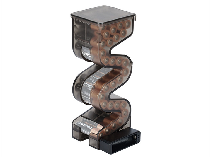 BowLift | Magnetic Battery Tester And Storage Box For AA And AAA Batteries