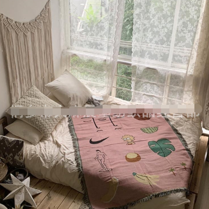 BowLift | Pink Muse Woven Blanket