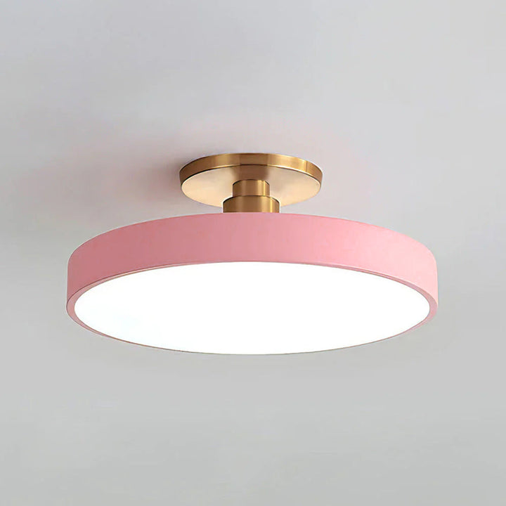 BowLift | Modern LED Semi Flush Mount Ceiling Light | Energy-Saving. Durable Design for Hallway. Dining Room & Living Room